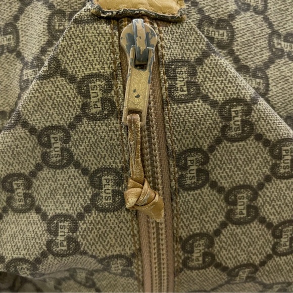 Authentic Gucci PLUS Large Tote Bag PVC Sherry Line GUCCI PLUS GUC - Picture 16 of 16